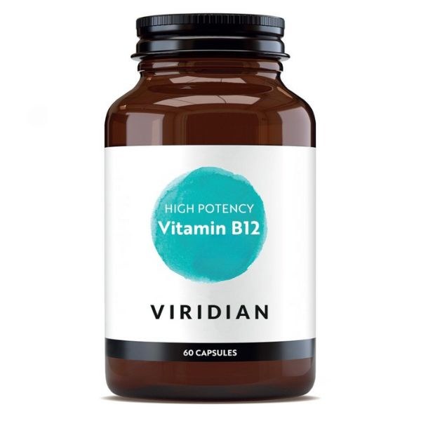 Viridian High Potency B12 1000ug - 60 Capsules