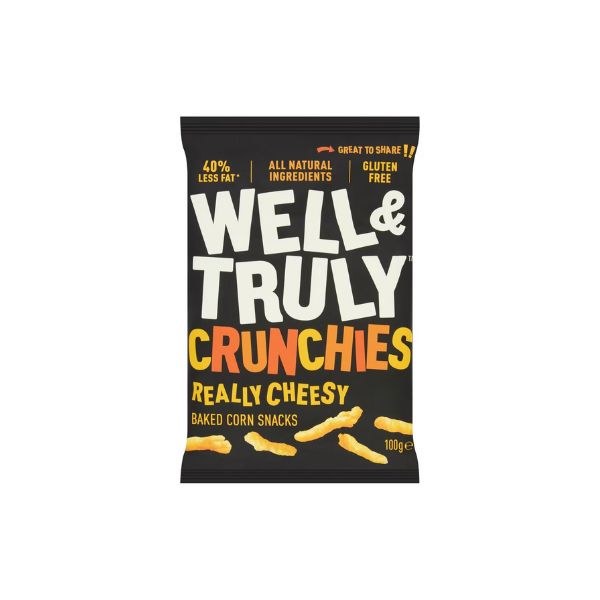 Well & Truly Really Cheesy Crunchies - 100g