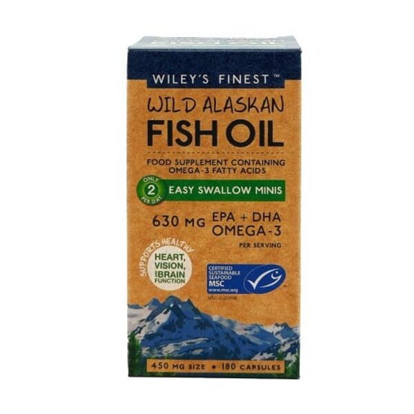 Wiley's Fish Oil Easy Swallow Capsules (180's)