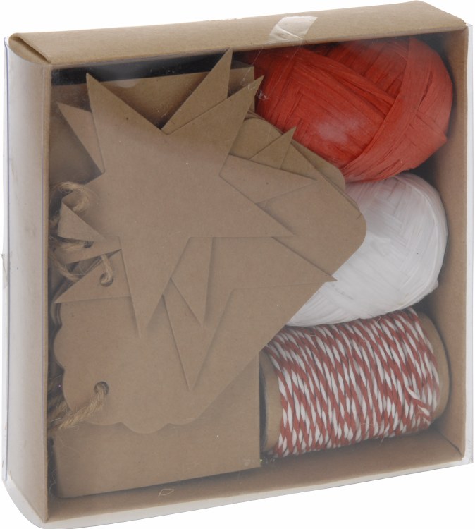WRAPPING DECORATION SET 9PCS