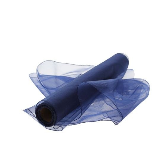 Organza Fabric Roll Navy Blue (40cmx9m)