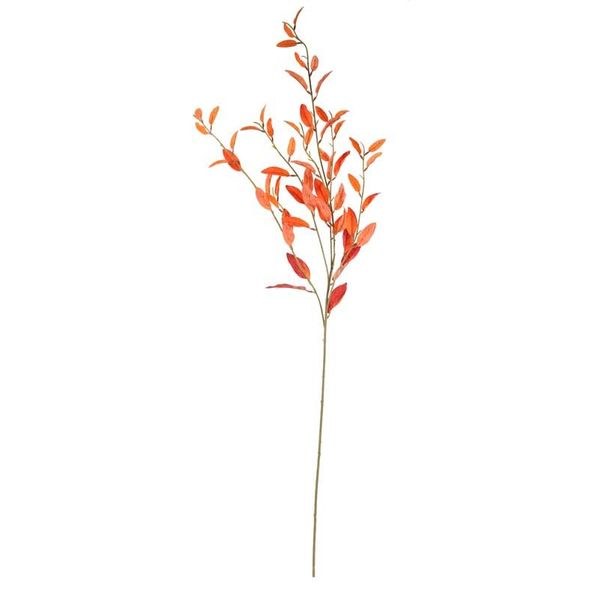 Artificial Privet Leaf Spray Orange 100cm