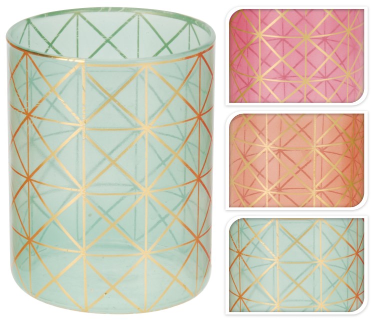 Tealight holder (8x10cm/3 assorted)