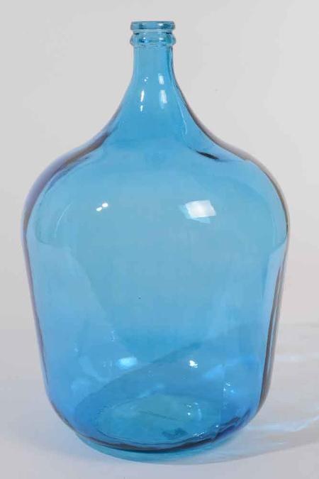 Recycled glass XL bottle vase
