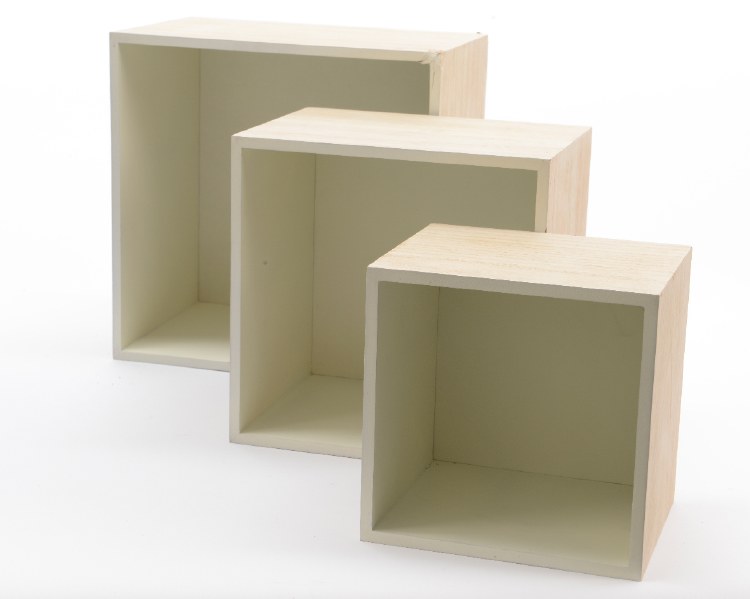 solid wood wall cabinet square