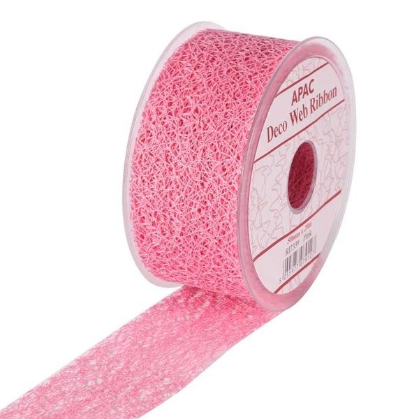 Web Ribbon 50mm Pink