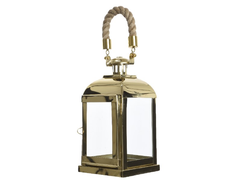 Stainless steel lantern (15.2x30.5cm)