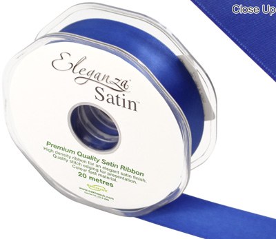 Double Faced Satin 25mm Royal Blue
