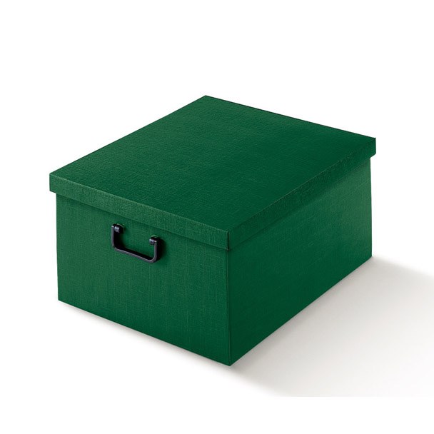 Box with Lid Silk Green - Seta Verde (40x60x25cm)