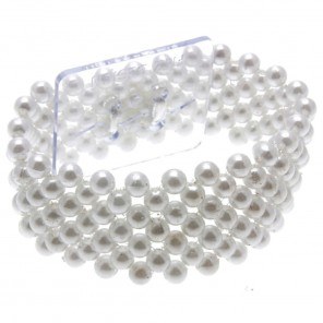 Small Pearl Bracelet White (2.5cm)