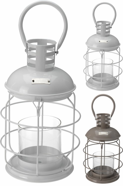 LANTERN METAL 195X330MM 2ASS
