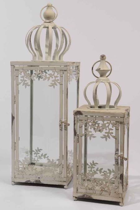 metal lantern leafs