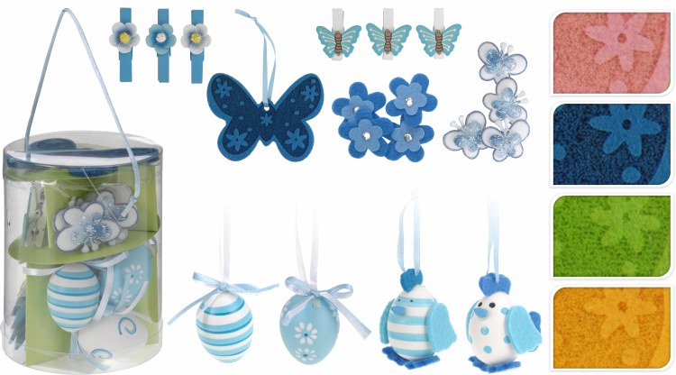 Easter Decoration Set of 18 Assorted