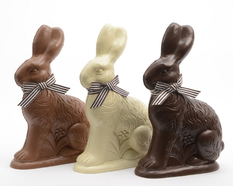 Poly Bunny Sitting Assorted (12x6x16cm)