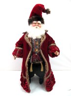 24in Santa Burgundy/Gold