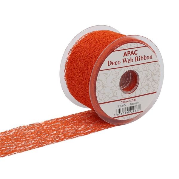 Web Ribbon 70mm Orange