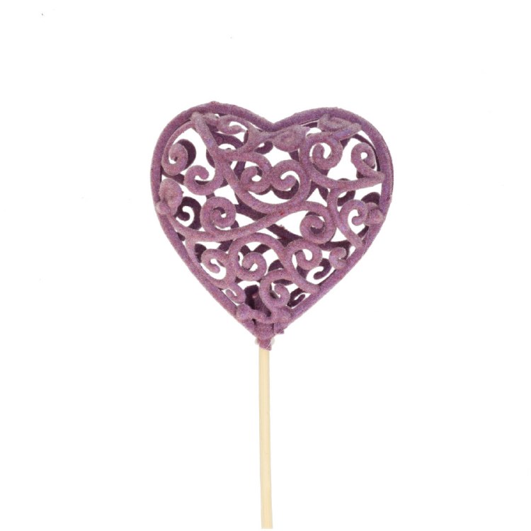 Moederdag 50cm Hart deco vilt 7cm
