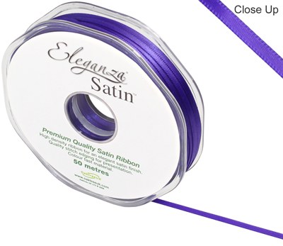 Double Faced Satin 3mm Purple