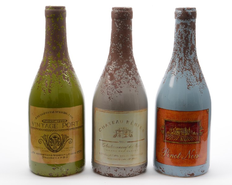 dolomite vase winebottle 3clas