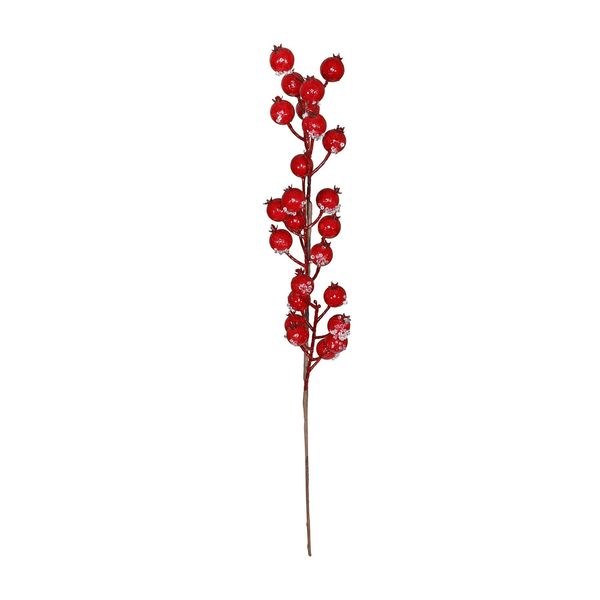 Xmas Berry Stem Red 62cm