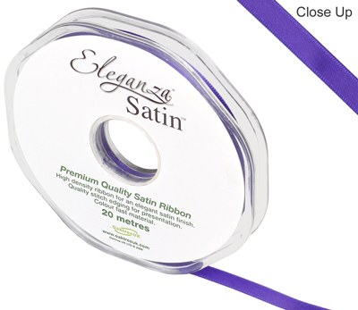 Double Faced Satin 6mm Purple