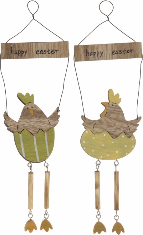 Easter Hang Decor Chicken Happy Easter