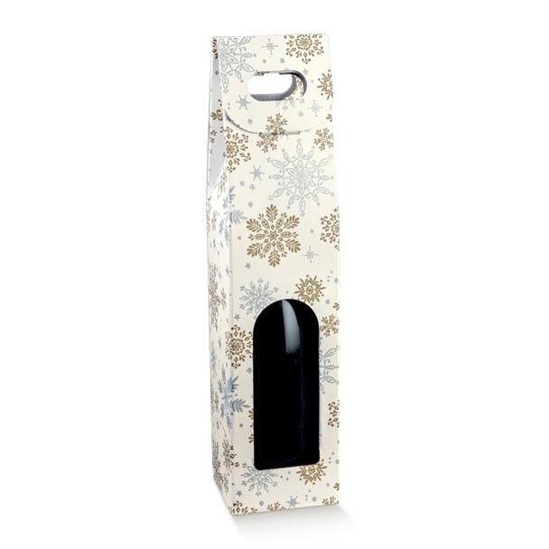 1 Bot. Wine Carrier Crystal Finish