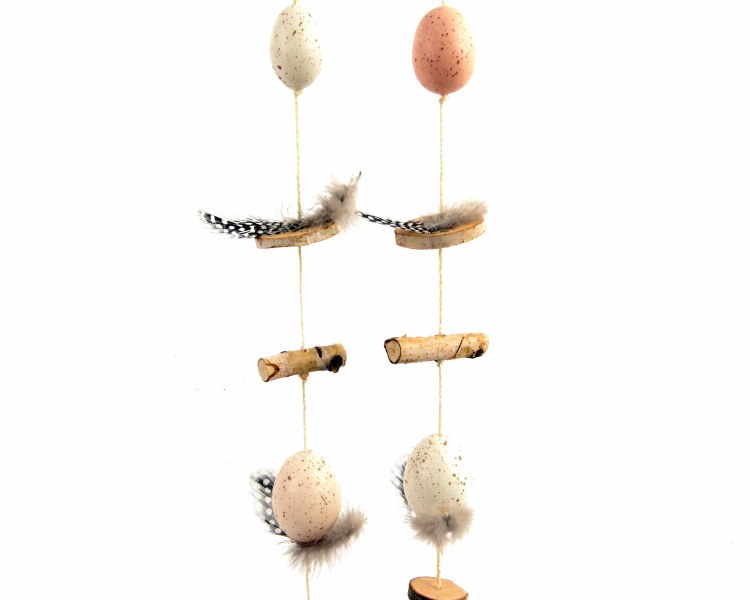 Easter Garland Foam Egg with Decor Assorted (76cm)