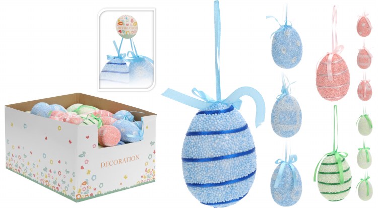 Easter Egg set 2 Assorted (6x8cm)