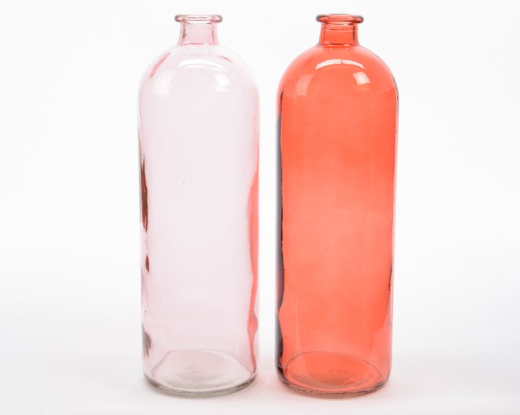 glass bottle 2col ass