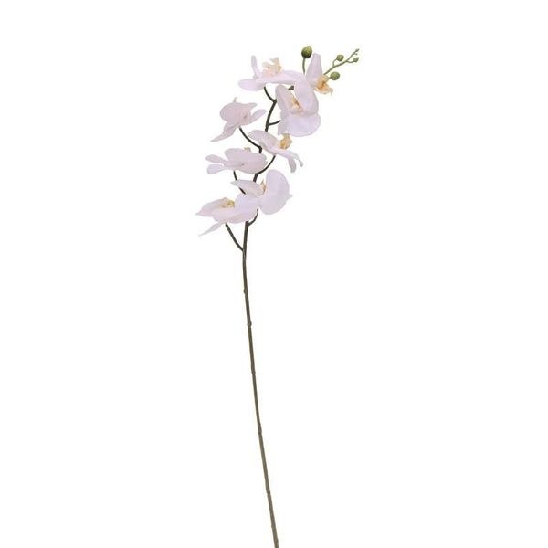 Artificial Phaleanopsis Spray White x8 (88cm)