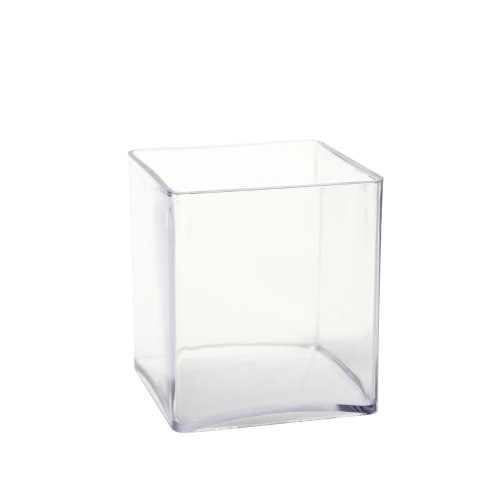 Glass Cube Clear 10cm