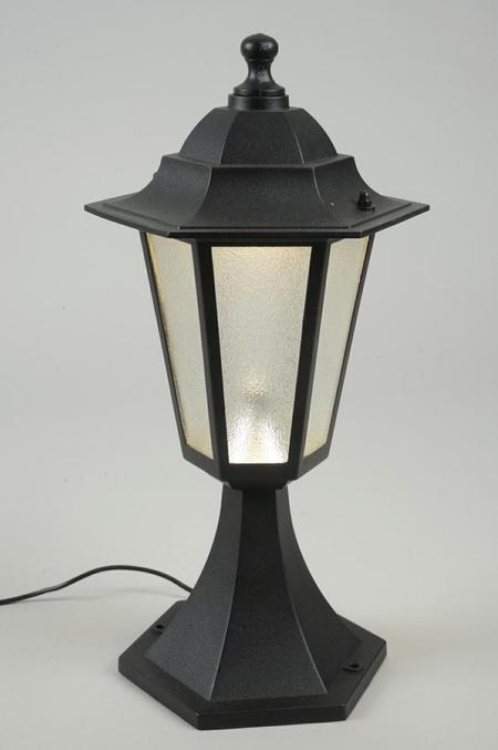 LED 12V black garden lamp out
