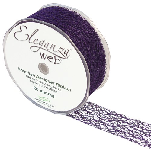 Web Ribbon 38mm Purple