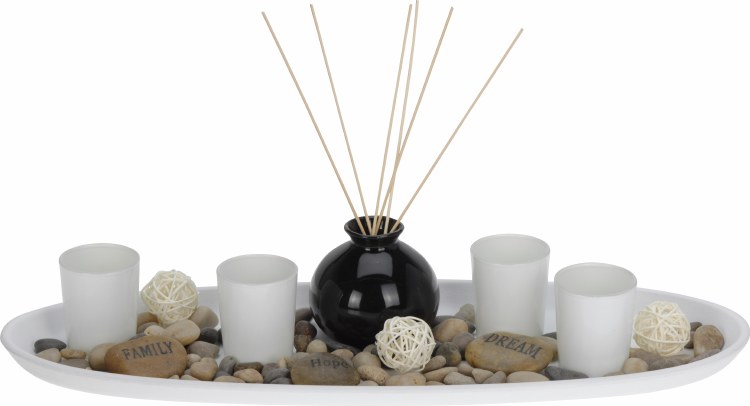 Tealight holder Hope/Family/Dream (set 6)