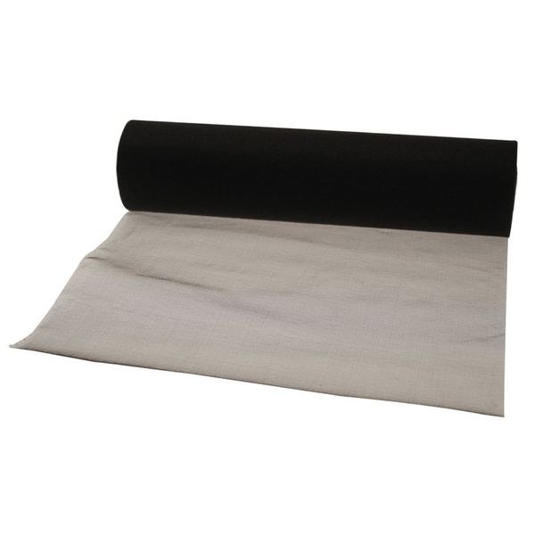 Eleganza soft sheer organza (29cm x 25m/Black)