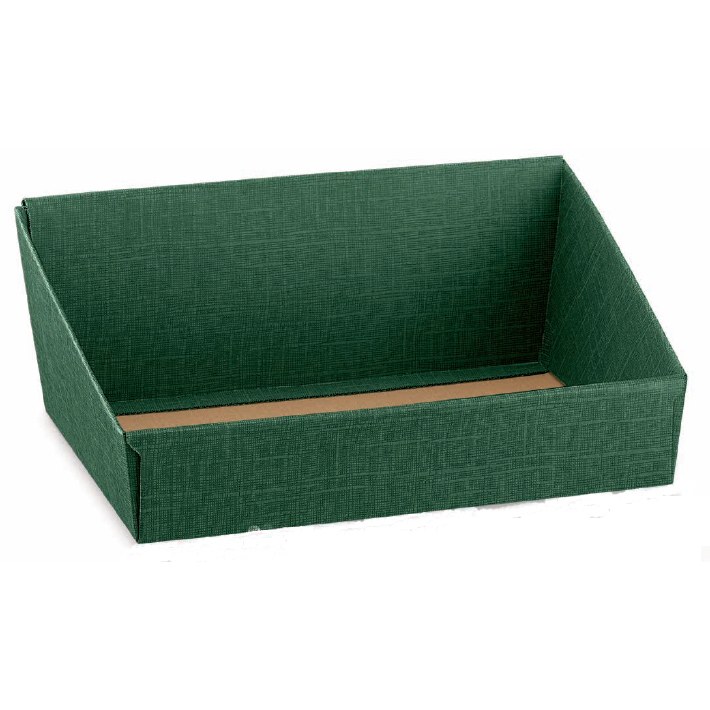 Green Tray - Vassoio Seta verde (50x37.5x16cm)
