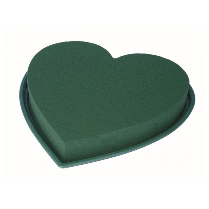 Plastic Base Heart Closed 13" (x2)