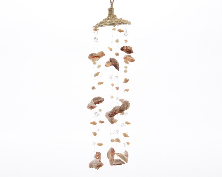 paper rope mobile with shells