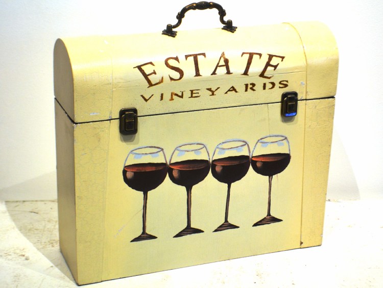4 Bottle Wine Box Vineyard