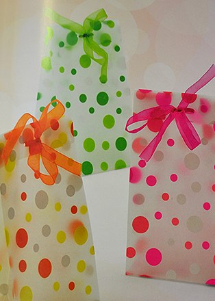 Matilde Transparent Bags Green x5