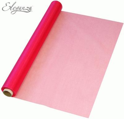 Organza roll (36cm/Hot pink)