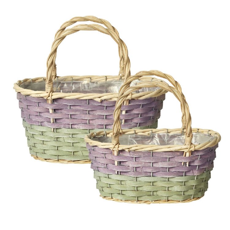 Ellie Shopper Basket Lilac