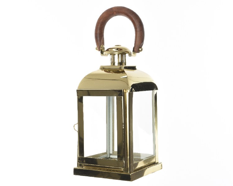 Stainless steel lantern (20.3x48.3cm)