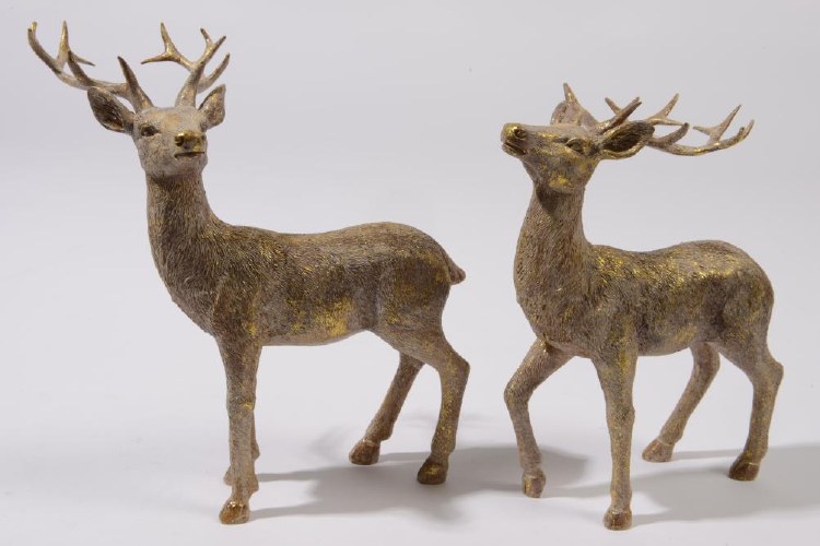 poly deer standing 2ass