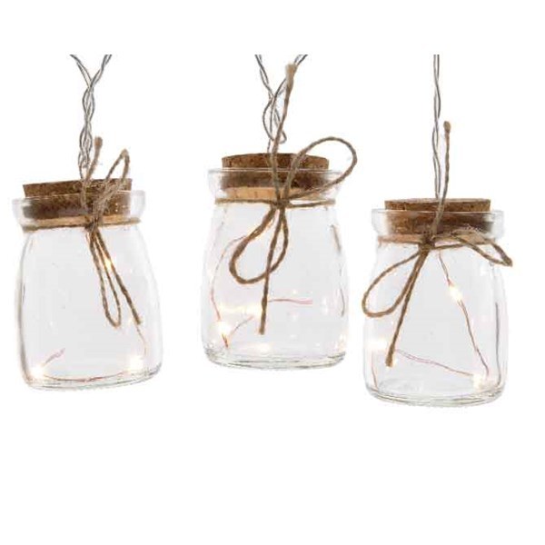 LED mason jar string