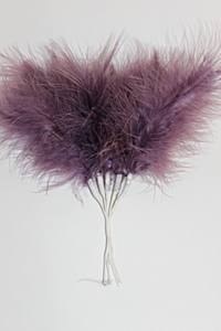 Fluff Feathers Aubergine