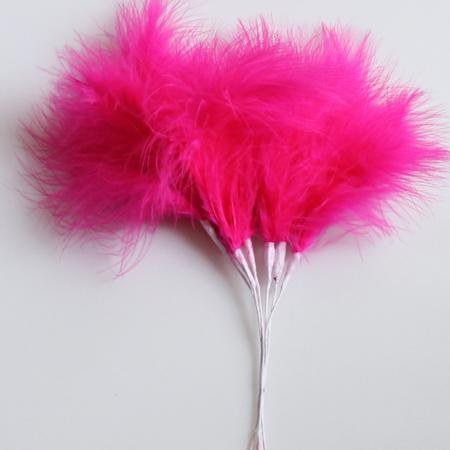 Fluff Feathers Hot Pink