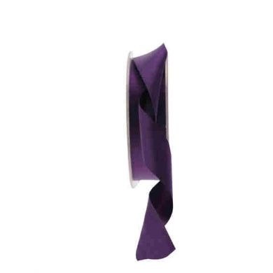 Double Faced Satin 25mm Purple