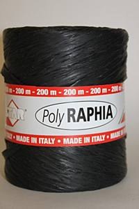Poly raphia (15mm x 200m/Black)